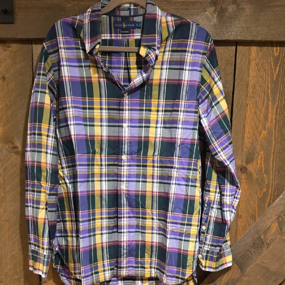 Ralph Lauren Multicolor Plaid Casual Shirt